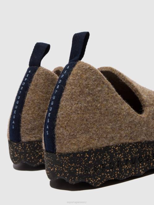 Asportuguesas slip-on boty město - F2X841 Asportuguesas Shoes taupe ženy obuv