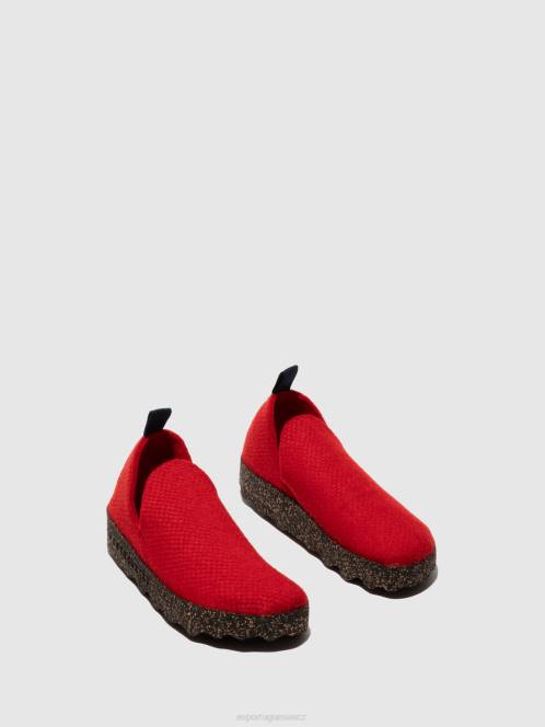 Asportuguesas slip-on boty město - F2X843 Asportuguesas Shoes červený ženy obuv