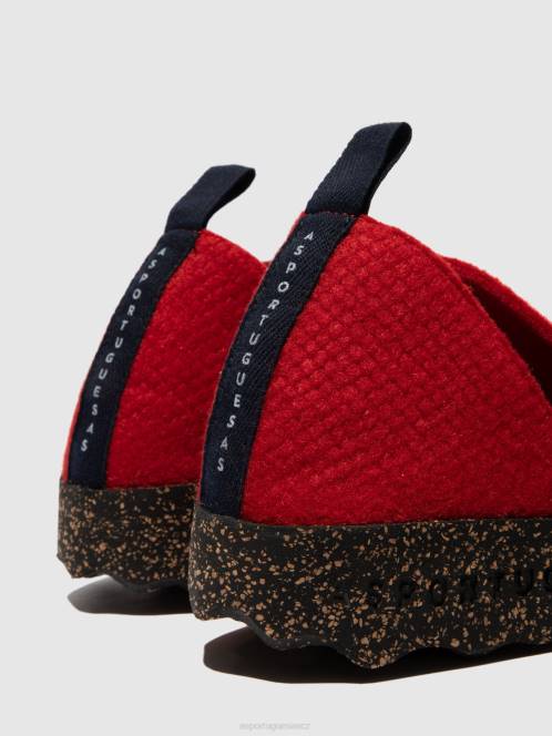 Asportuguesas slip-on boty město - F2X843 Asportuguesas Shoes červený ženy obuv