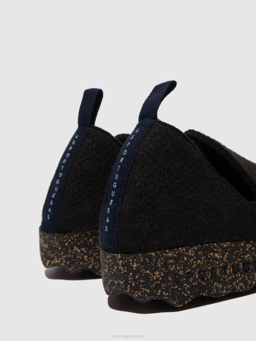 Asportuguesas slip-on boty město - F2X847 Asportuguesas Shoes černý ženy obuv