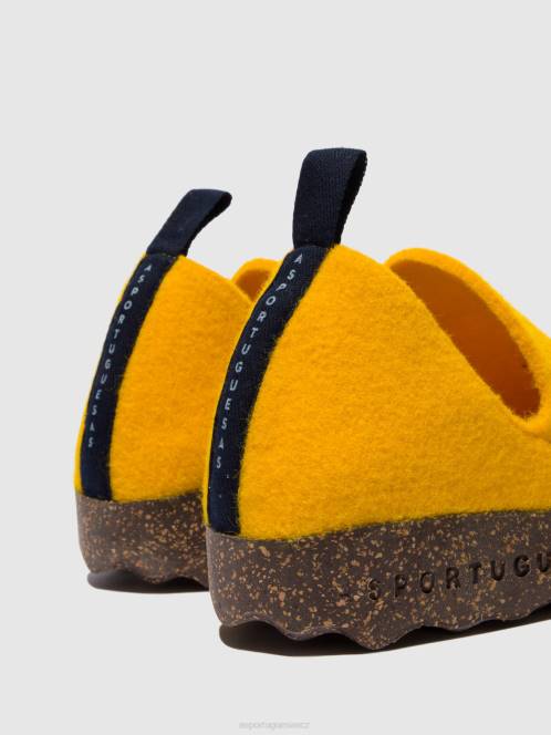 Asportuguesas slip-on boty město - F2X865 Asportuguesas Shoes žluť ženy obuv