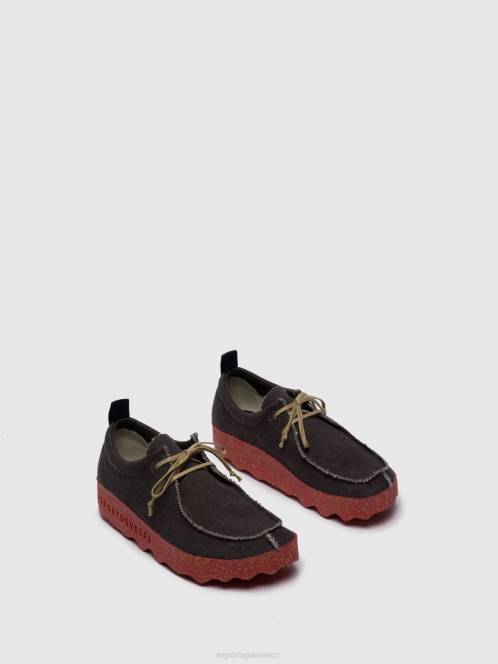 Asportuguesas šněrovací trenéři chat - F2X859 Asportuguesas CZ černý ženy trenéři