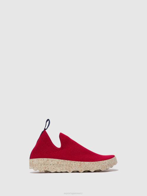 Asportuguesas péče o elastické tenisky - F2X810 Asportuguesas CZ červená s.kavárna natáhnout ženy trenéři