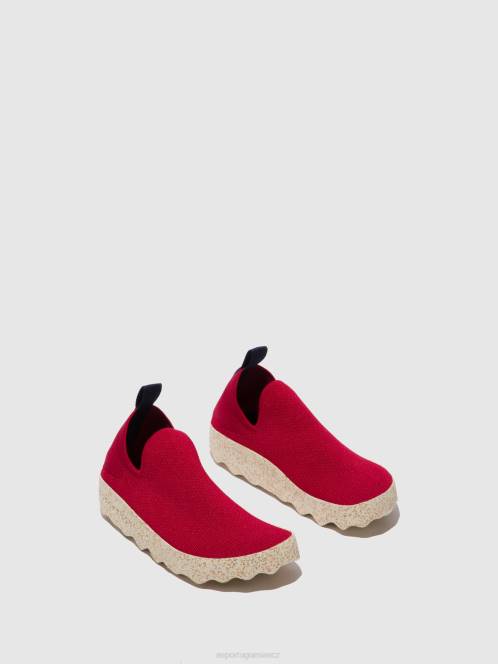 Asportuguesas péče o elastické tenisky - F2X810 Asportuguesas CZ červená s.kavárna natáhnout ženy trenéři