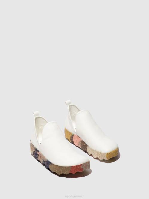 Asportuguesas slip-on trainers city - F2X894 Asportuguesas CZ bílá a vícebarevná podrážka ženy trenéři