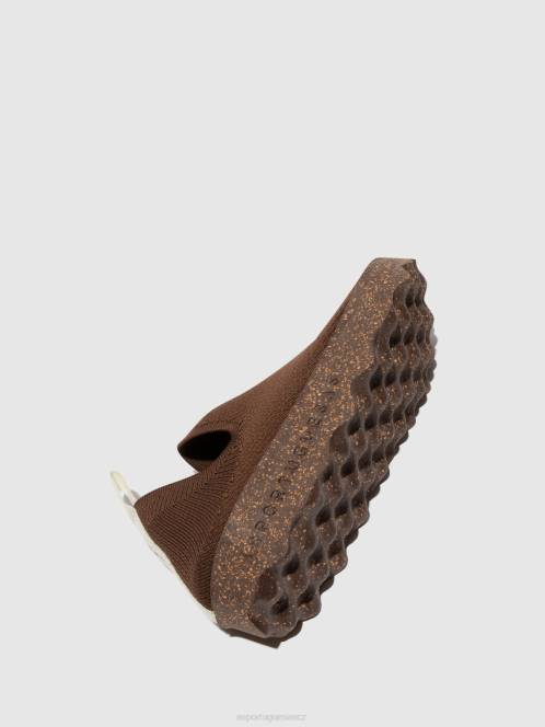 Asportuguesas slip-on trenéry péče - F2X818 Asportuguesas CZ hnědý ženy trenéři