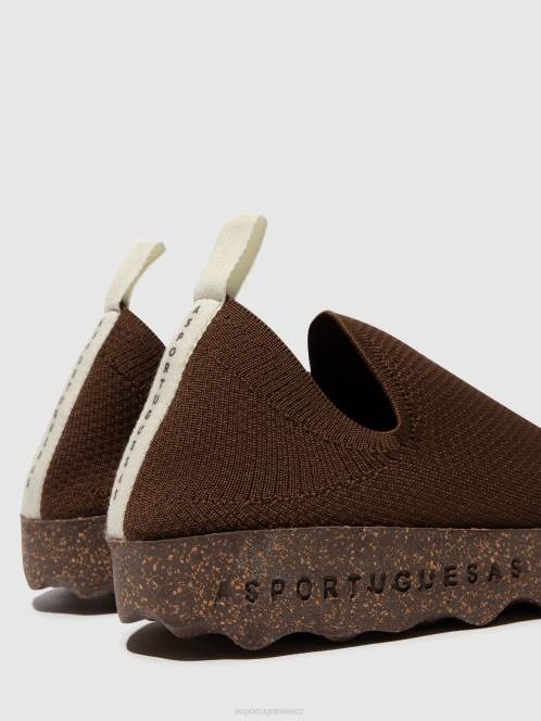 Asportuguesas slip-on trenéry péče - F2X818 Asportuguesas CZ hnědý ženy trenéři