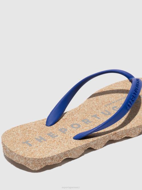 Asportuguesas základna plážových žabek - F2X83 Asportuguesas CZ modrý gumový pásek ženy žabky